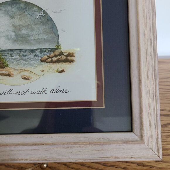 Lighthouse Inspirational Art - In The Storms of Life You Will Not Walk Alone - Picture 5 of 16